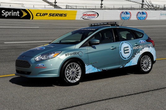 auto elektromobil Ford Focus Electric NASCAR