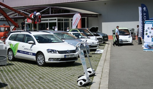 auto elektromobil Rallye Český Krumlov hybridy a elektromobily