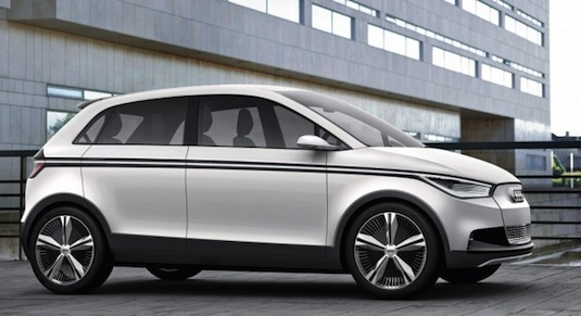 auto elektromobil Audi A2 e-tron koncept