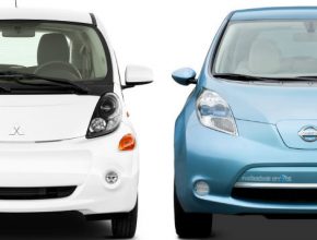 auto elektromobil Nissan Leaf Mitsubishi i MiEV