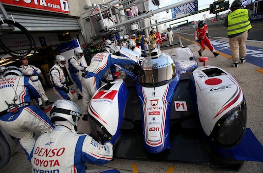 auto hybrid 2012 WEC Le Mans Toyota TS030