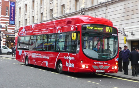 autobus vodíkový autobus HyFleet CUTE Londýn