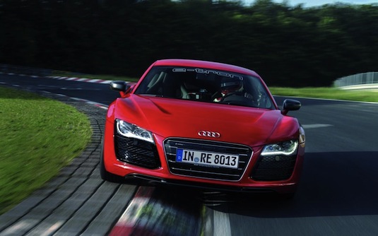 auto elektromobil 2012 Audi R8 Nurnbürgring