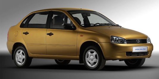 auto elektromobil Lada Kalina sedan