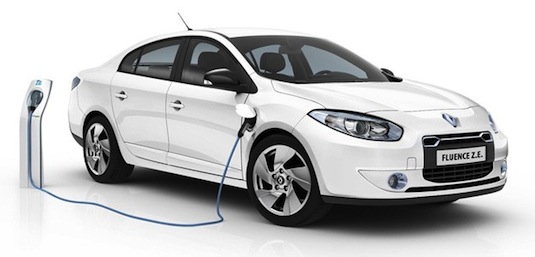 auto elektromobil Renault Fluence ZE stanice pro výměnu baterií Better Place