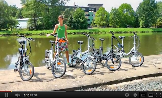 test elektrokola elektrická skládačka video