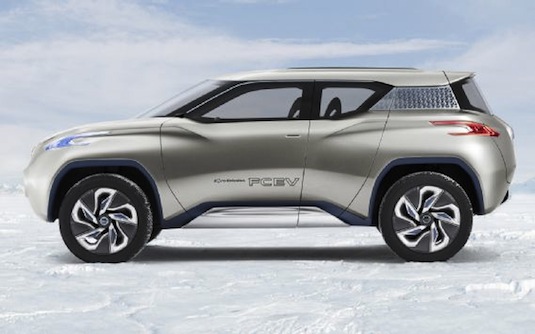 auto elektromobil Nissan Terra FCEV Crossover