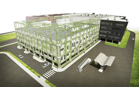 auto Škoda Auto centrum pro testování motorů