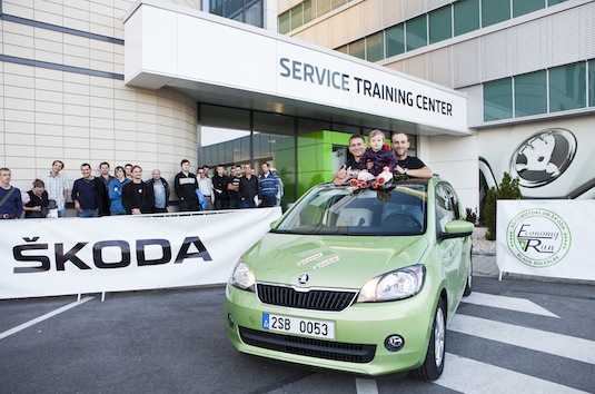 auto Škoda Citigo vítězové závodu Škoda Economy Run