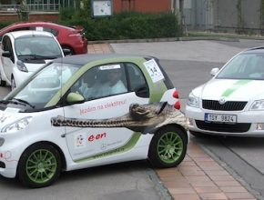 auto elektromobil Smart ED pražské zoo