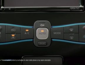 auto elektromobil Nissan Leaf klimatizace mobil aplikace