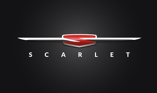 auto elektromobil Scarlet Motors logo