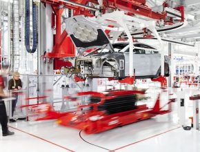 auto elektromobil Tesla Motors výroba Modelu S