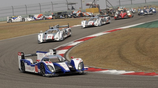 auto hybrid Toyota Sanghai závody Hybrid TS030
