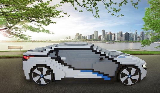 auto plug-in hybrid BMW i8 plug-in hybrid LEGO