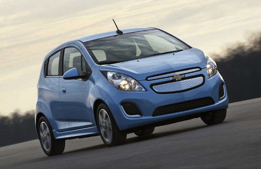 auto elektromobil Chevy Spark EV
