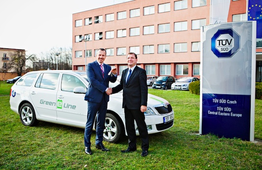 auto elektromobil Škoda Octavia Green E Line TUV SUD
