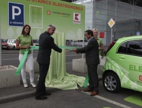 dobíjecí stanice pro elektromobily Kaufland Vypich