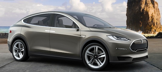 auto elektromobil Tesla Model X 2013
