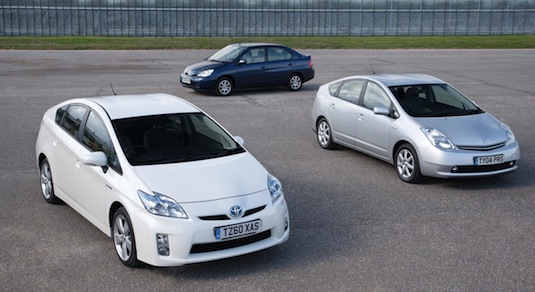 auto hybrid Toyota Prius 3. generace