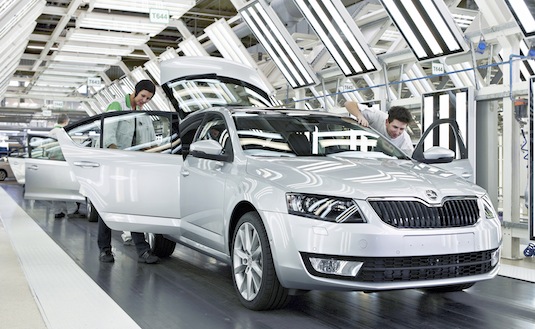 auto výroba Škoda Octavia 3. generace Škoda Auto Mladá Boleslav