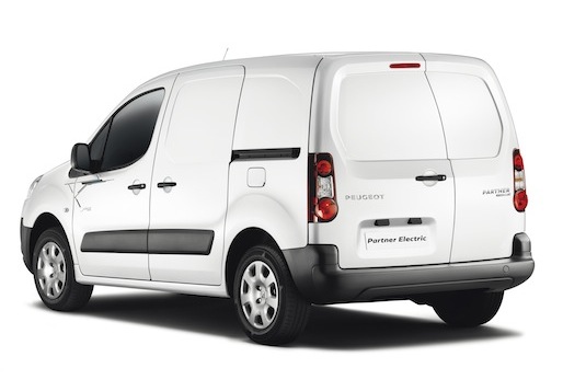 auto elektromobil užitkový Peugeot Partner Electrique 2012