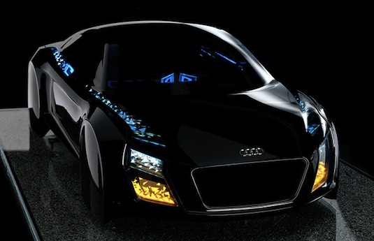 auto OLED osvětlení aut Audi CES 2013