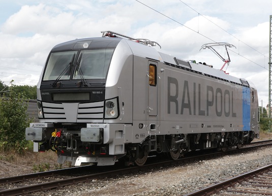 železnice vlaky lokomotiva Siemens Vectron