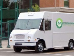 UPS EVI elektrická dodávk - elektromobil - spedice