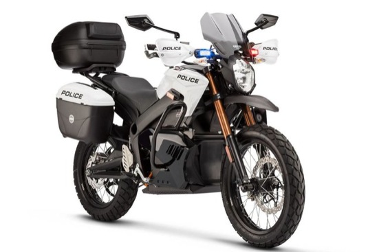 Elektromotorka Zero DS v policejní verzi