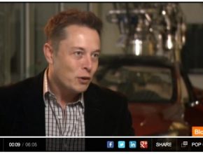 auto Elon Musk Tesla Motors Tesla Model S elektromobil elektrické auto Bloomberg
