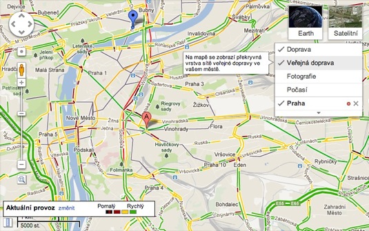 Google DPP doprava Praha