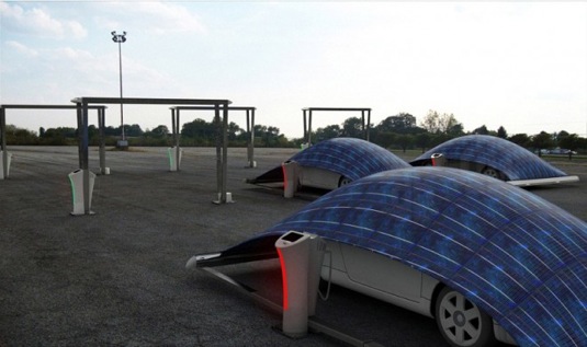 auto Hakan Gursu solární stan potam elektromobily V-Tent