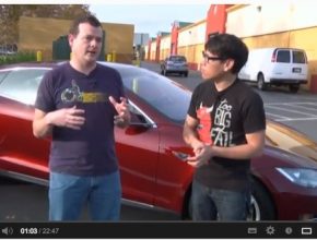 video test elektromobilu Tesla Model S video
