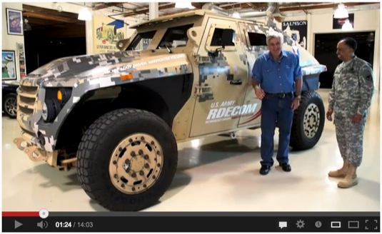 auto americká armáda FED VIDEO: FED - obrněný hybrid pro americkou armádu