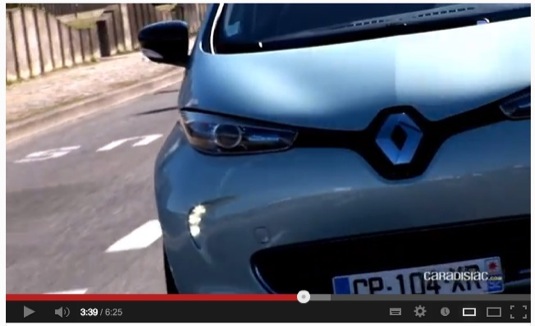 auto elektromobil Renault Zoe video