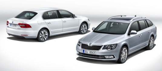 auto Škoda Superb Combi autosalon Šanghaj 2013