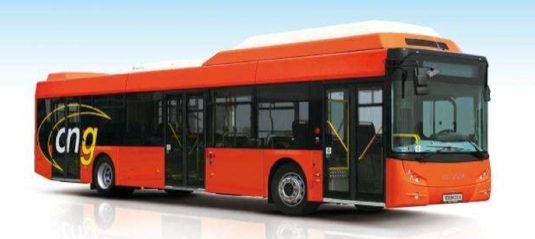 auto CNG autobus na zemní plyn Tedom