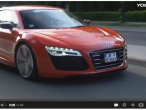auto elektromobil Audi R8 e-tron video postupim