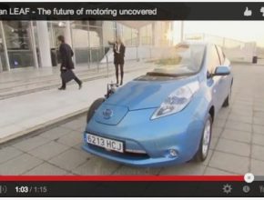 auto elektromobil Nissan Leaf vieo