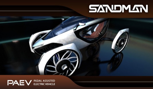 auto Sandman velomobil