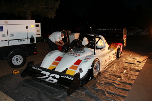 auto Toyota závodní elektromobil Pikes Peak Test