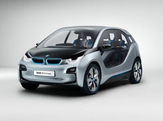 auto elektromobil BMW i3 Concept elektrické auto Lipsko