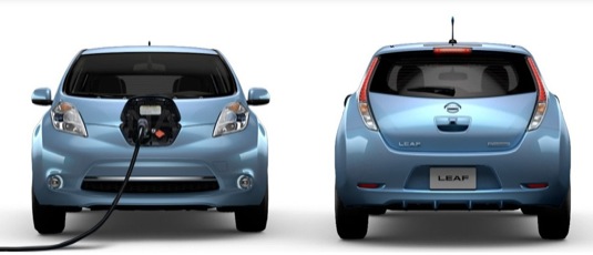 auto elektromobil Nissan Leaf softwarový update