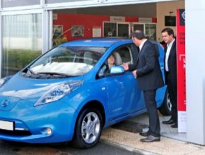 auto Nissan Leaf nová generace prodej Evropa 10 000