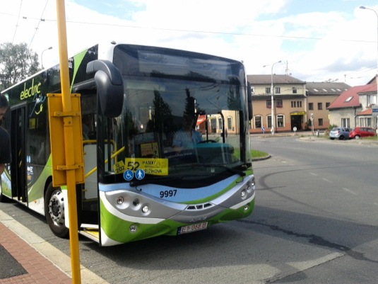 auto elektrobus AMZ City Smile v Koblově, Ostrava