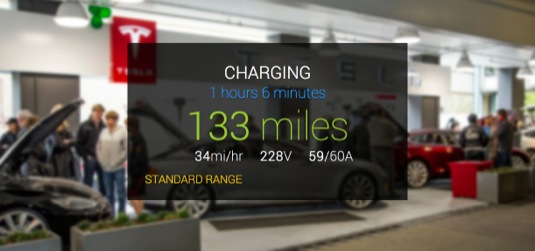 GlassTesla Google Glass Tesla Model S elektromobil