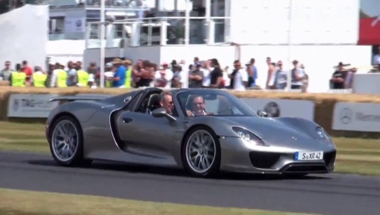 auto Goodwood Festival of Speed plug-in hybrid Porsche 918 Spyder
