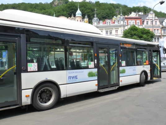 auto Karlovy Vary CNG autobus