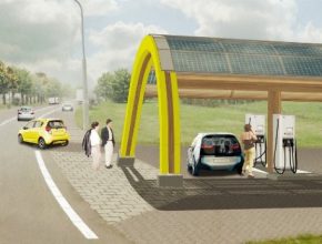 auto síť rychlodobíjecích stanic pro elektromobily Nizozemsko Fastned ABB